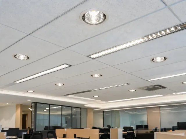 Recessed office lighting
